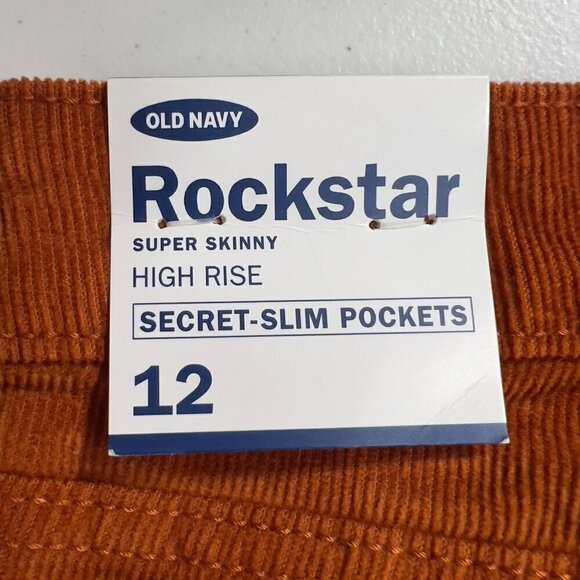 Old Navy Women's Rockstar Super Skinny High Rise Secret Slim Pockets 12 NWT - Picture 7 of 12